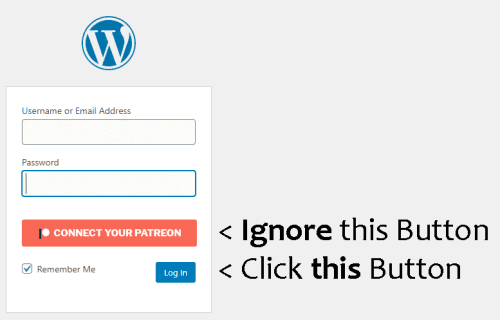 Member Login Button