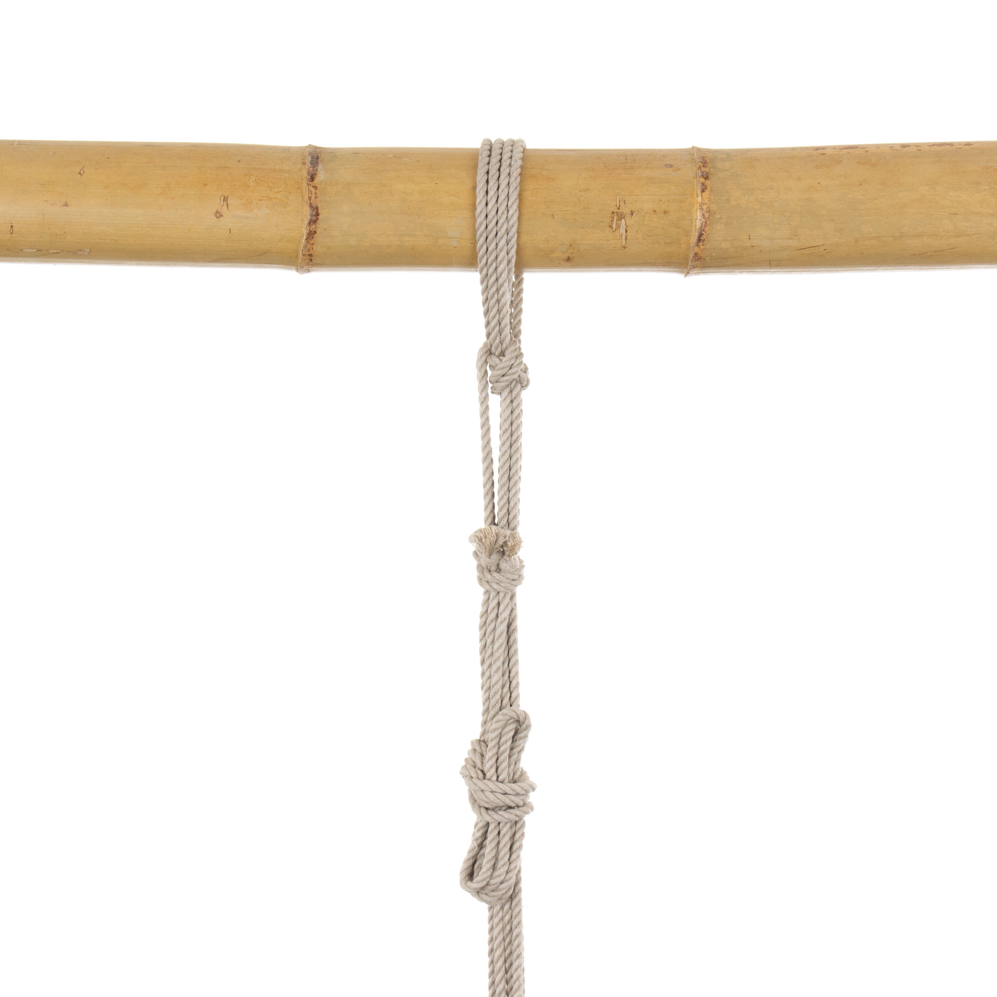 Angle de frottement de la suspension en bambou 1
